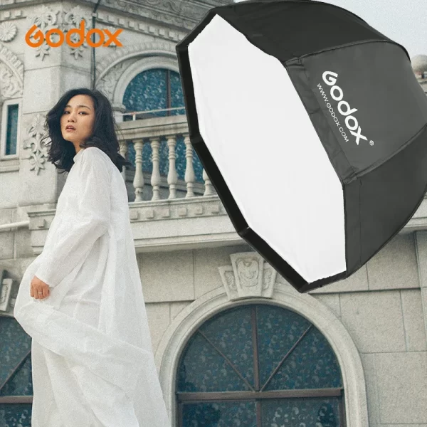 Godox Photo Studio 80cm 31.5'' Portable Octagon Flash Speedlight Speedlite Umbrella Softbox Brolly Reflector (Softbox Only) - Image 6