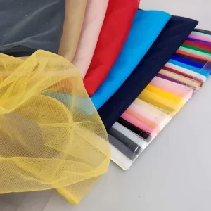 Various color ready for bulk softly 100% nylon net fabric for mosquito net