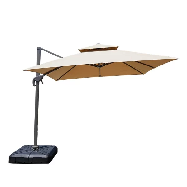 FEAMONT Outdoor Beach Roman Cantilever Parasol Large patio Umbrella Hanging Garden Umbrella - Image 3