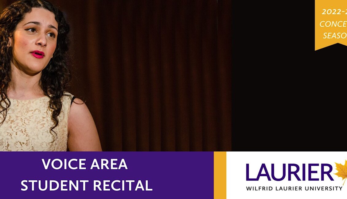 Voice Area Student Recital Voice Area Student Recital