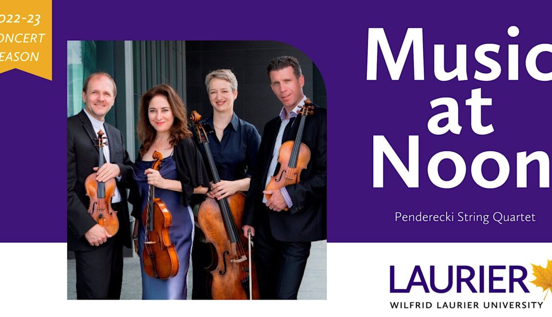 Music at Noon – Penderecki String Quartet Music at Noon – Penderecki String Quartet