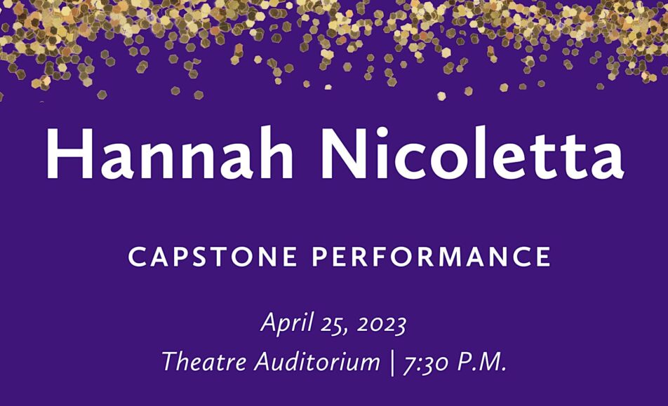 Hannah Nicoletta Capstone Performance