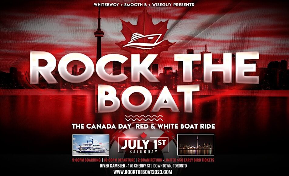 ROCK THE BOAT CRUISE – CANADA DAY LONG WEEKEND