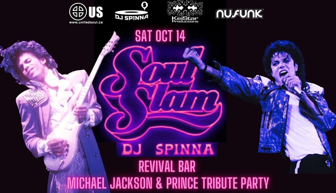 Soul Slam w/ DJ Spinna (NYC) – The Original Prince & Michael Jackson Party Soul Slam w/ DJ Spinna (NYC) – The Original Prince & Michael Jackson Party