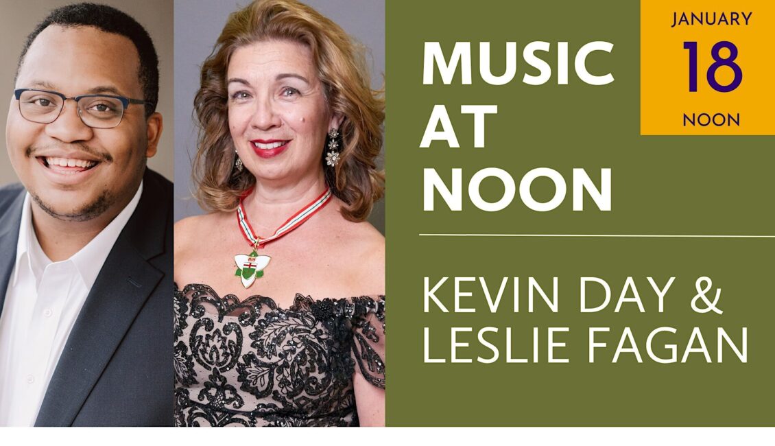 Music at Noon: Leslie Fagan & Kevin Day Music at Noon: Leslie Fagan & Kevin Day